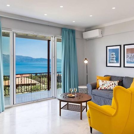 2Br House In Nikiana With Stunning Sea View Apartment Bagian luar foto