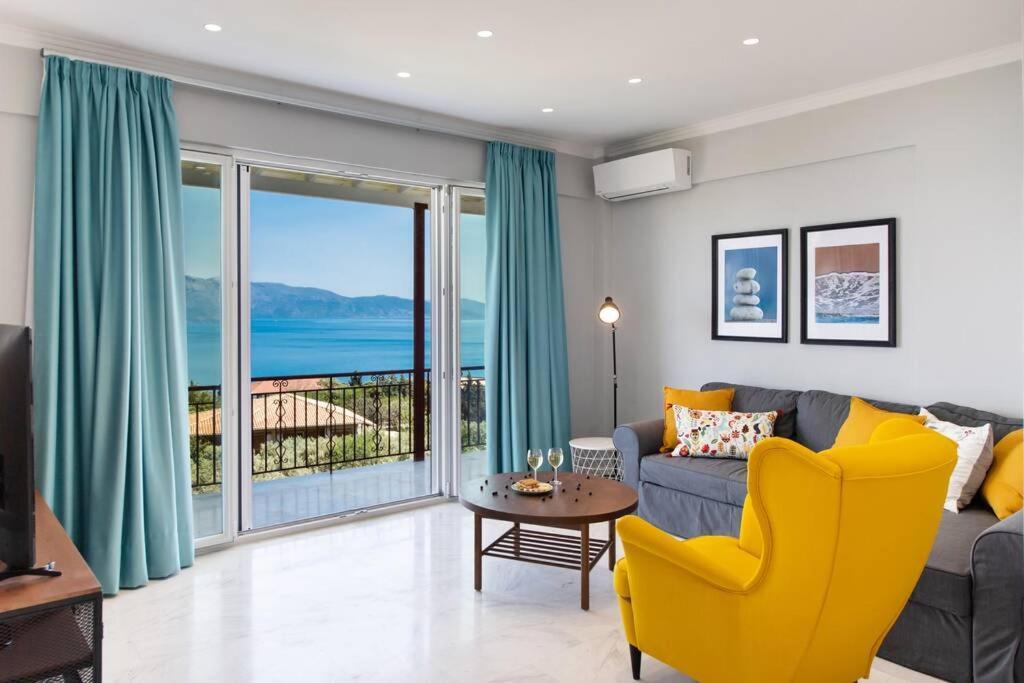 2Br House In Nikiana With Stunning Sea View Apartment Bagian luar foto