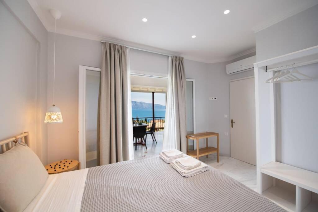 2Br House In Nikiana With Stunning Sea View Apartment Bagian luar foto